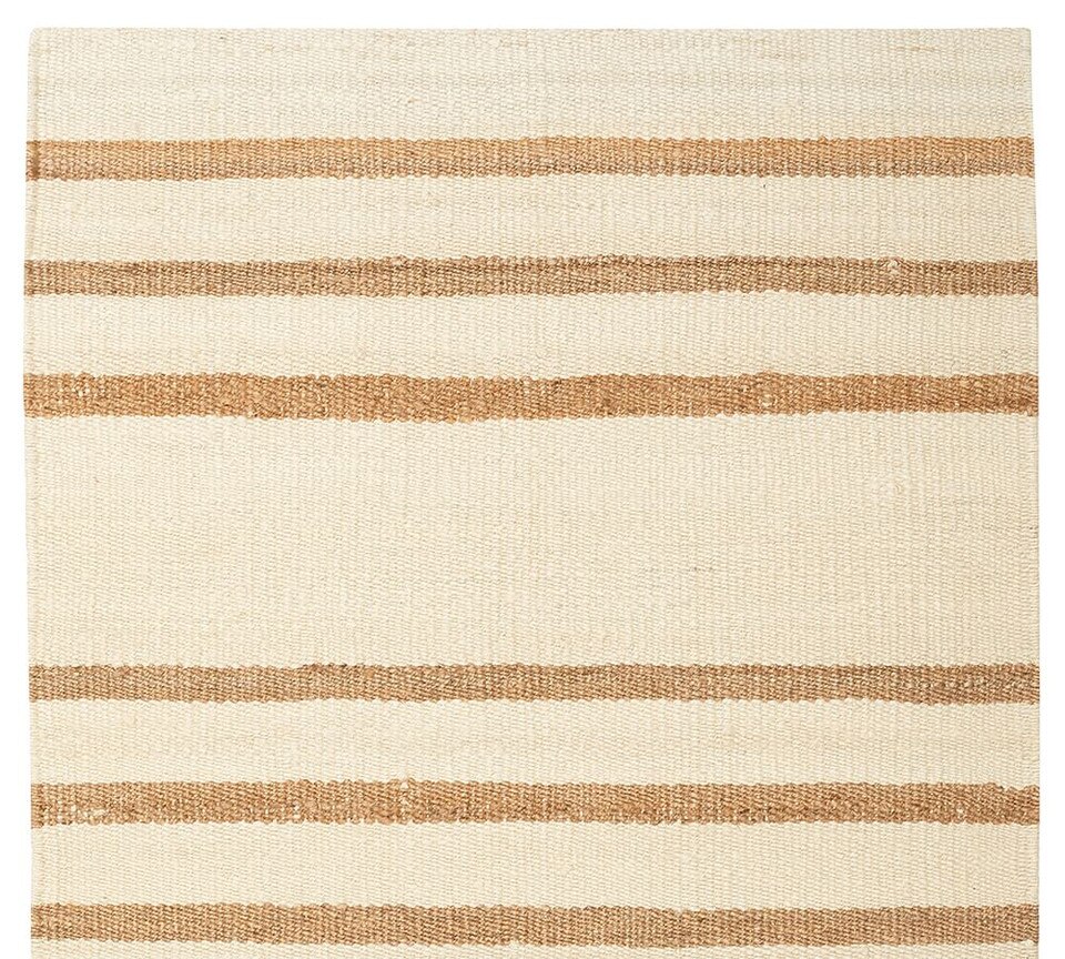 Danton Striped Jute Rug Pottery Barn Australia